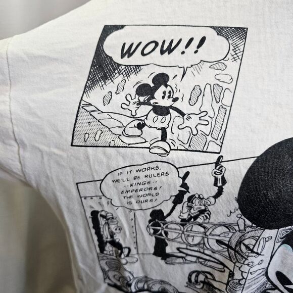 Vintage Disney Mickey By Jerry Leigh Graphic Tee One Size (XL) - Picture 4 of 7